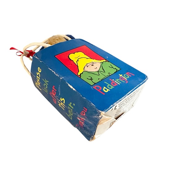 Paddington Bear 1998 Eden Toys Bear in a Bag Blue Hat 5” - Picture 6 of 7